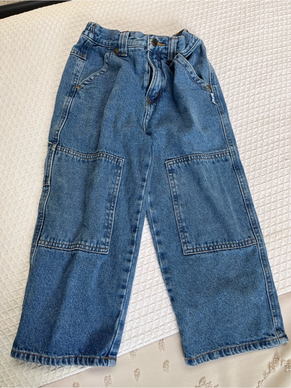 Vintage 725 kids  Blue Denim Patch Pocket Jeans
